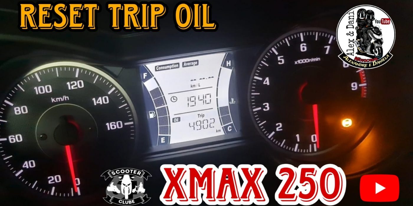 Reset Trip Oil da Xmax 250 / Simples e fácil!