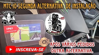 Tela MTC 10 (2°Vídeo outra alternativa de instalação na Xmax) chave liga e desliga